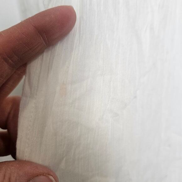 Free People India Gauze Cloud Watching Dress Pockets Embroidered Flowers - Picture 4 of 11